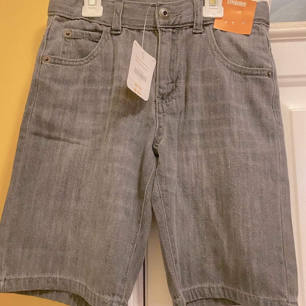 NWT Gymboree Boys Denim Shorts Sz 7.